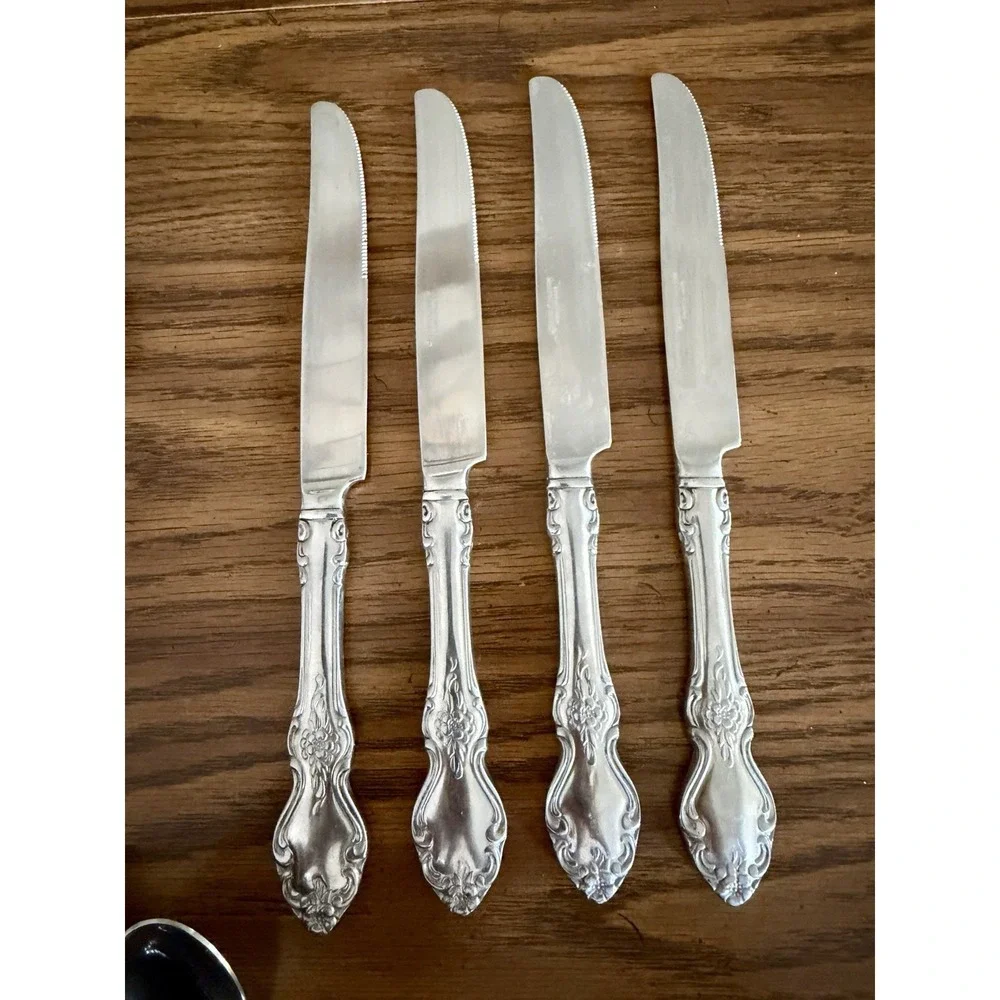 Reed & Barton HIGHGROVE Silverware‎ 18/10 Stainless Flatware Set 20 DISCONTINUED